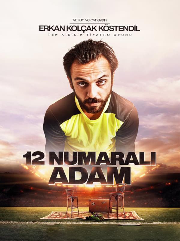12 Numaralı Adam tiyatro afişi
