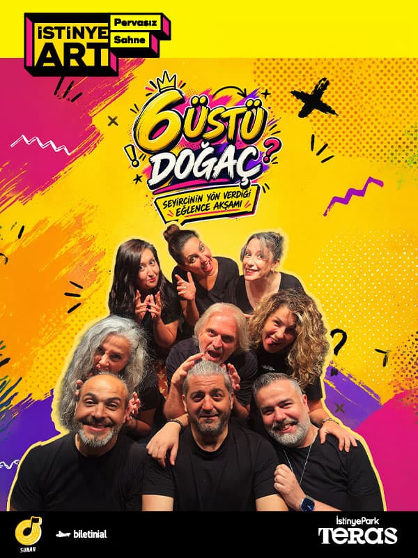 6 Üstü Doğaçlama Tiyatro tiyatro afişi
