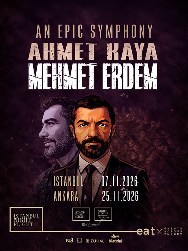 An Epic Symphony & Ahmet Kaya: Mehmet Erdem konser afişi
