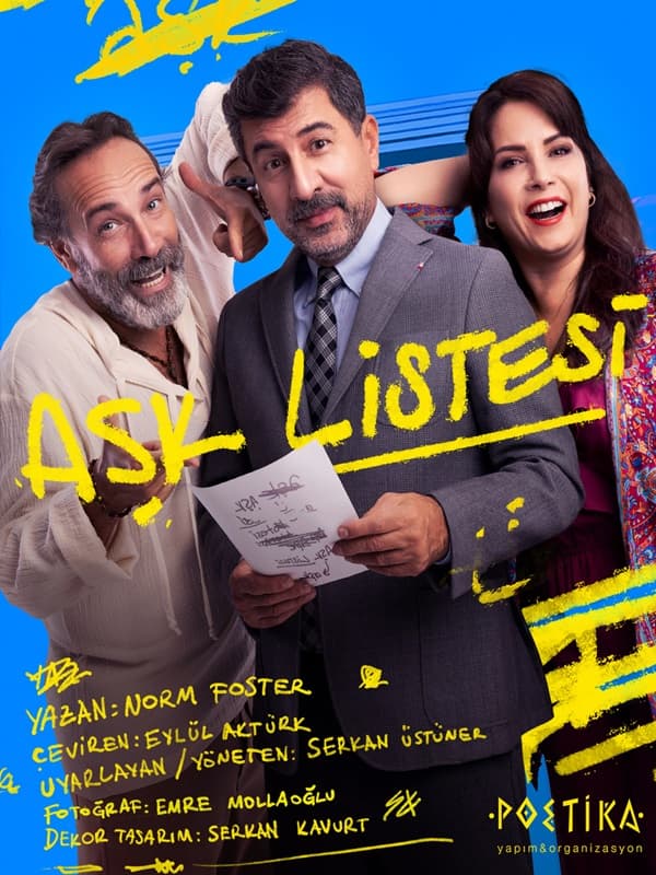 Aşk Listesi tiyatro afişi
