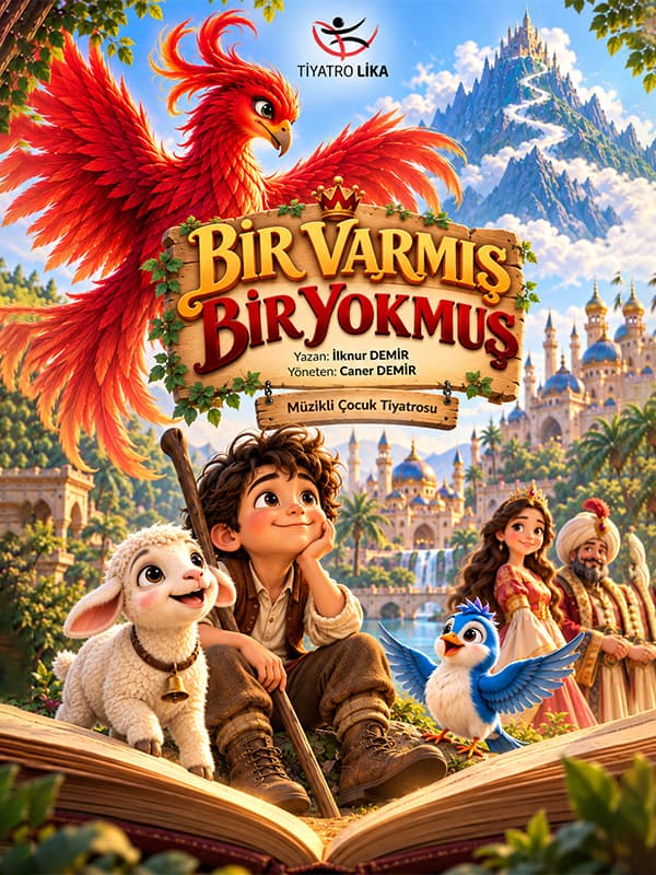 Bir Varmış Bir Yokmuş tiyatro afişi