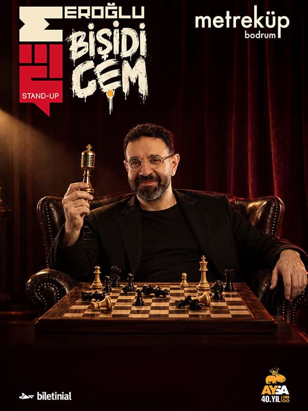 Cem Eroğlu ile Bişi Dicem tiyatro afişi