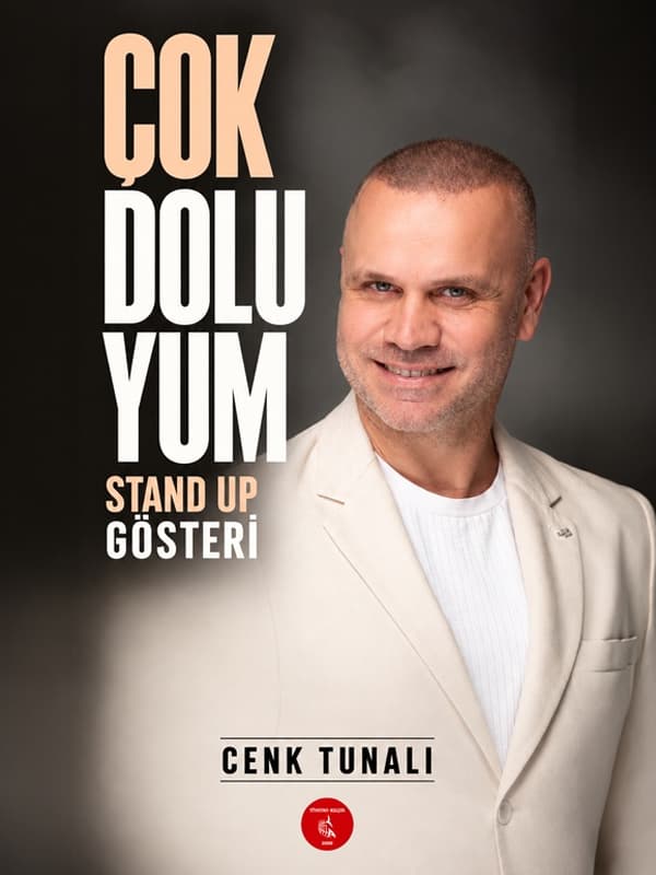 Cenk Tunalı Çok Doluyum Tek Kişilik Gösteri tiyatro afişi