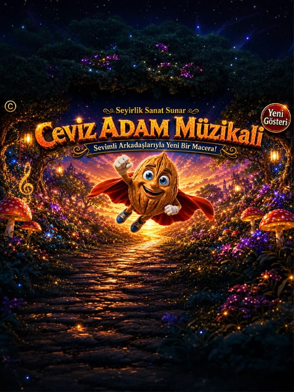Ceviz Adam Müzikali Yeni Gösteri tiyatro afişi