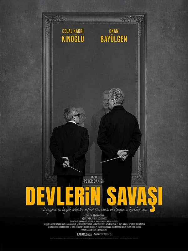 Devlerin Savaşı tiyatro afişi