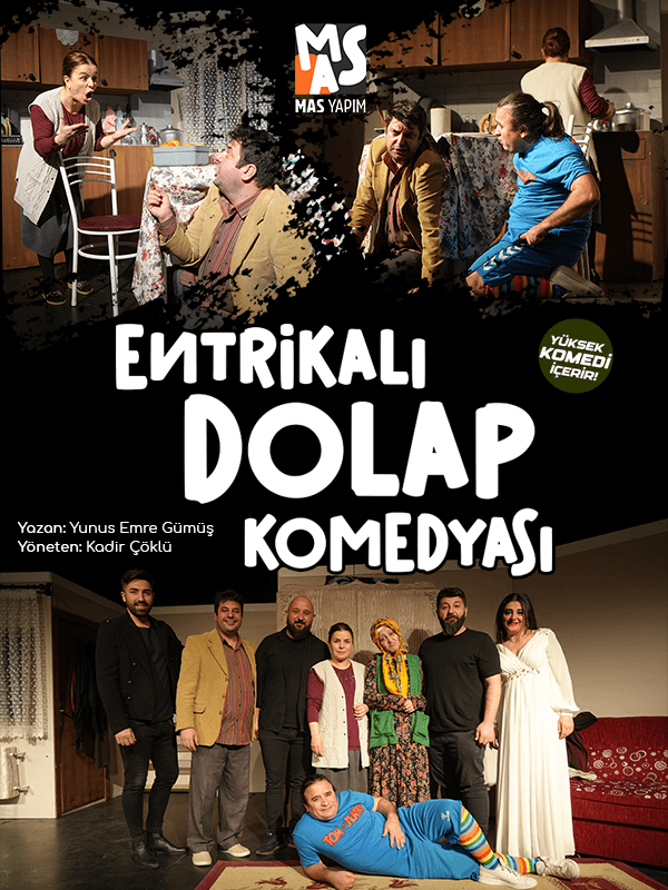 Entrikalı Dolap Komedyası tiyatro afişi
