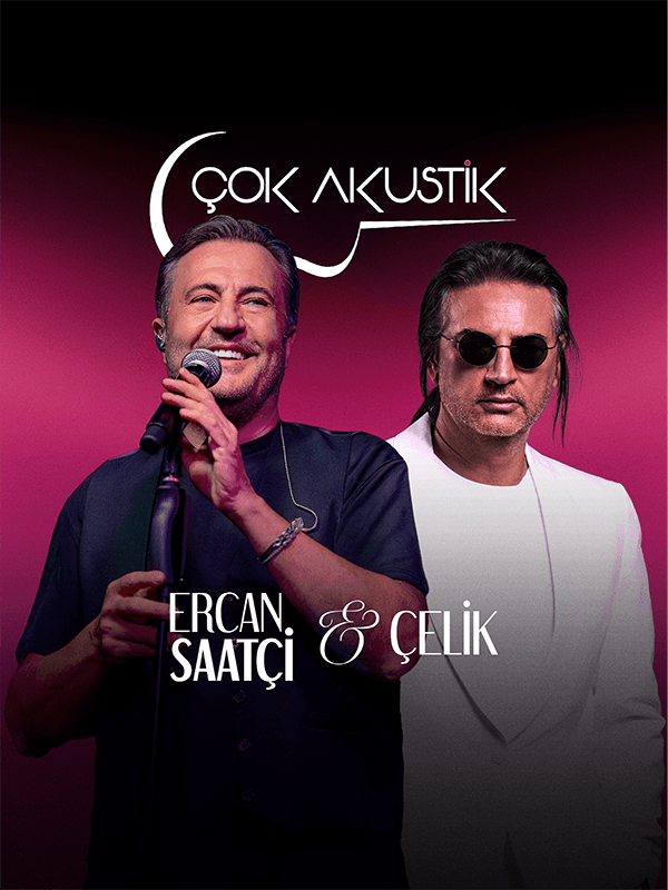 Ercan Saatçi ile Çok Akustik konser afişi