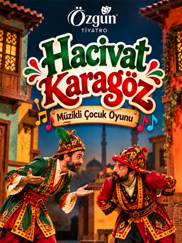 Hacivat - Karagöz tiyatro afişi