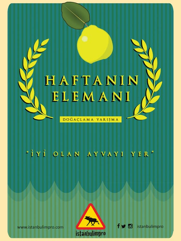 Haftanın Elemanı tiyatro afişi