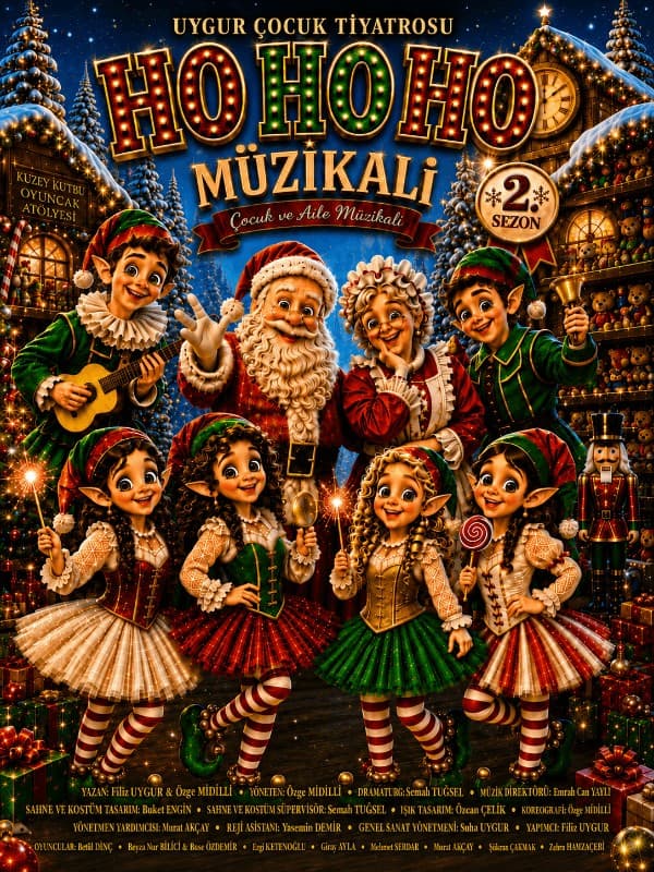 Ho Ho Ho! Müzikali tiyatro afişi