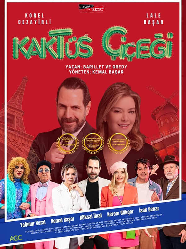 Kaktüs Çiçeği tiyatro afişi