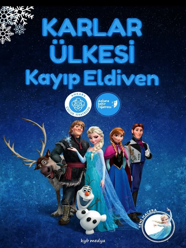 Karlar Ülkesi - Kayıp Eldiven tiyatro afişi