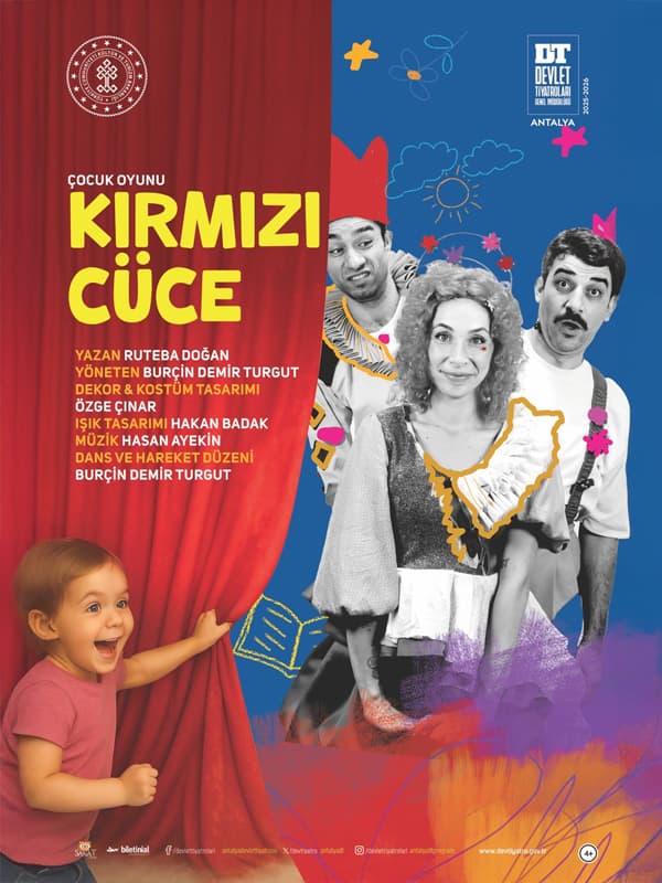 KIRMIZI CÜCE tiyatro afişi