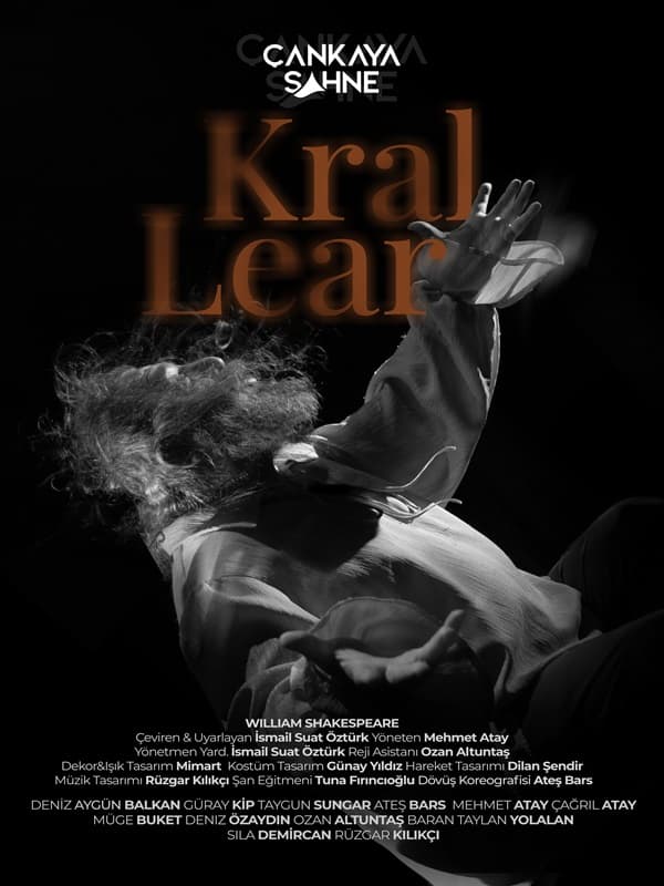 Kral Lear tiyatro afişi