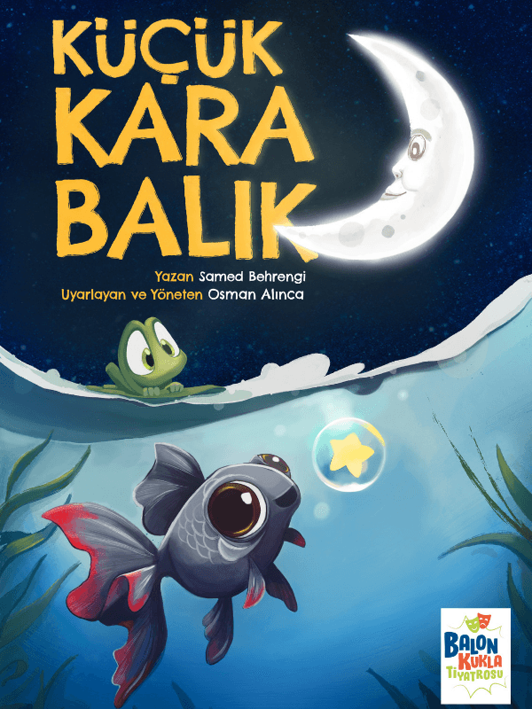 Küçük Kara Balık tiyatro afişi