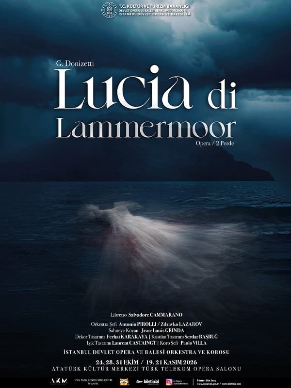 Lucia Di Lammermoor - İstanbul DOB tiyatro afişi