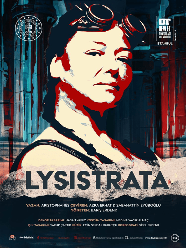 LYSISTRATA - İSTANBUL DT tiyatro afişi
