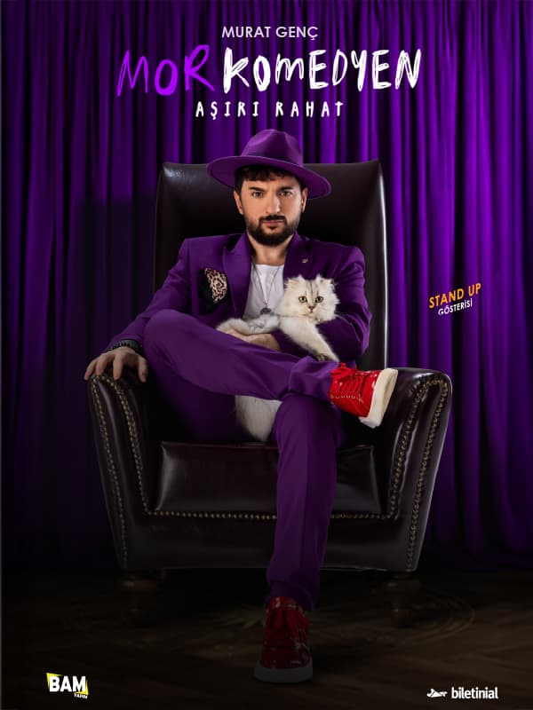 Morkomedyen Stand Up tiyatro afişi