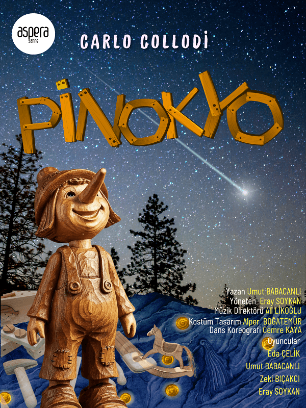 Pinokyo tiyatro afişi
