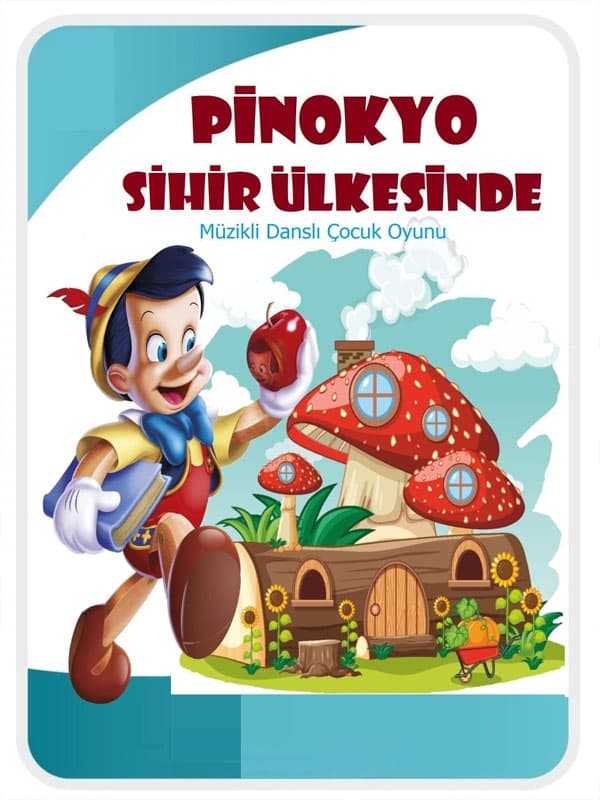 Pinokyo Sihir Ülkesinde tiyatro afişi