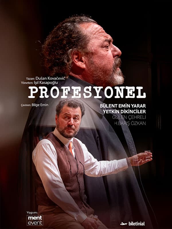 Profesyonel tiyatro afişi