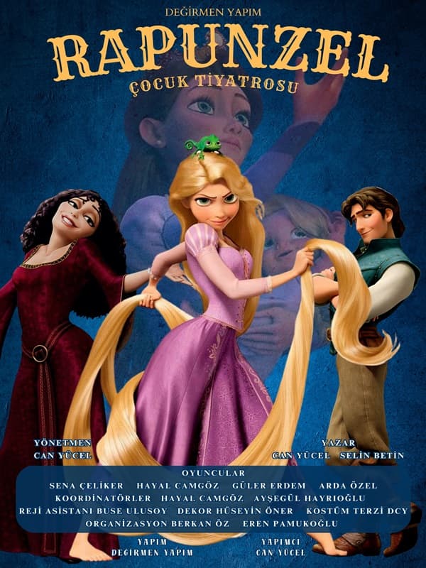 Rapunzel tiyatro afişi