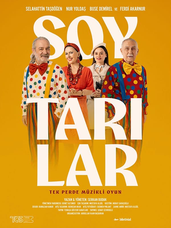 Soytarılar tiyatro afişi