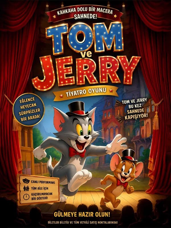 Tom ve Jerry tiyatro afişi