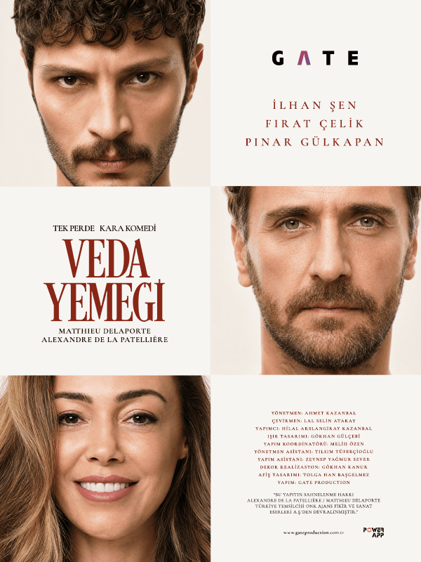 Veda Yemeği tiyatro afişi