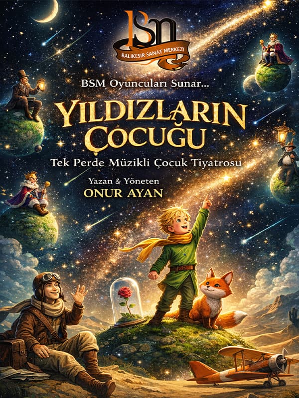 Yıldızların Çocuğu tiyatro afişi